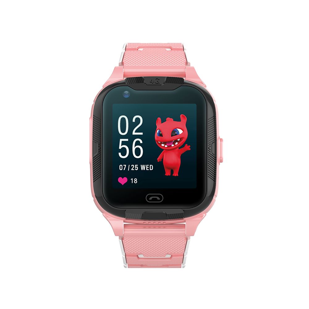 Pametni sat za djecu sa SIM karticom, Maxlife smartwatch 4G MXKW-350 GPS WiFi rozi