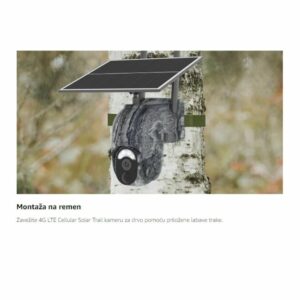 Solarna lovačka kamera SIM kartica 4G mreža