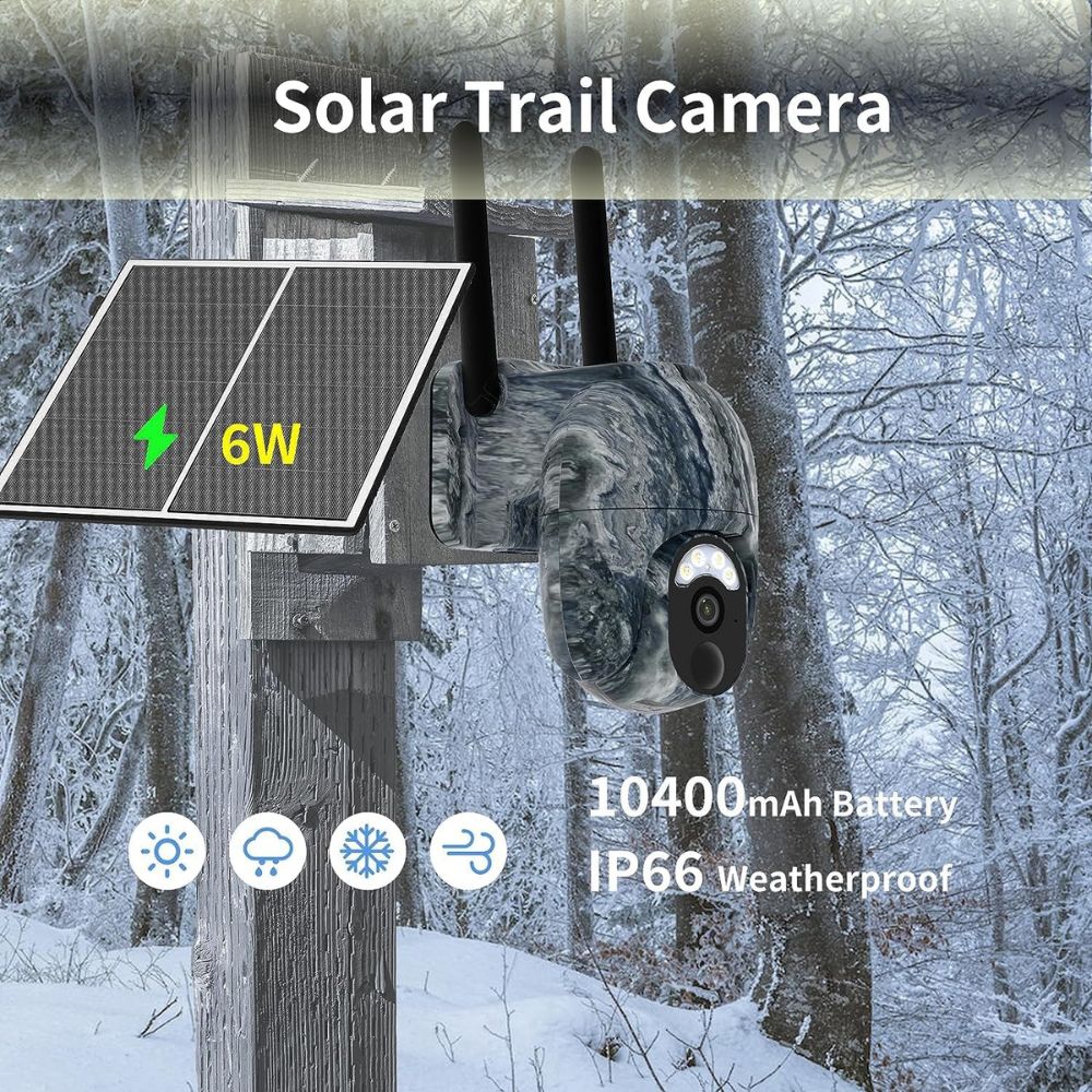 Solarna lovačka kamera SIM kartica 4G mreža